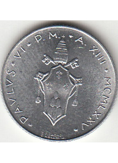 1975 Anno XIII - Lire 2  Fior di Conio Paolo VI 